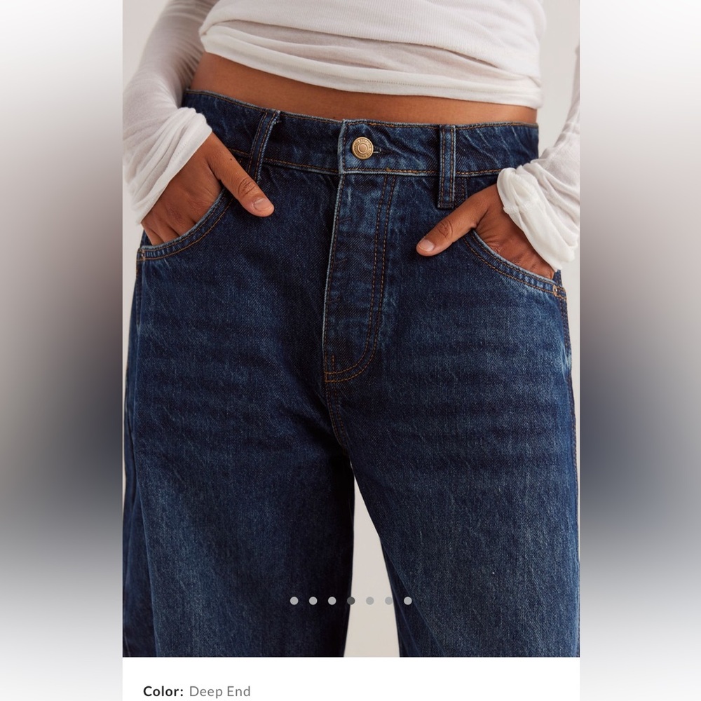 Free people barrel jeans